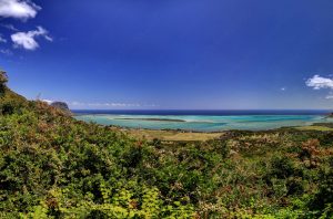 Vista sulla laguna Le Morne