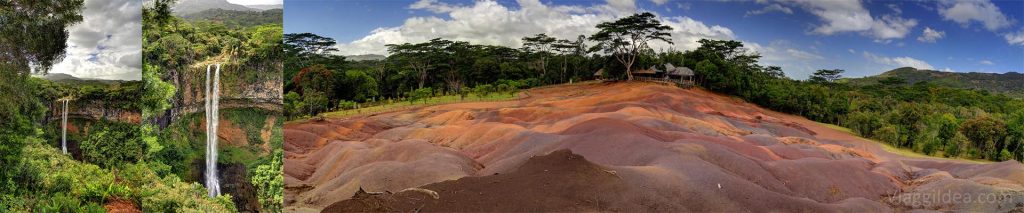 Sette Terre colorate Chamarel e Waterfals