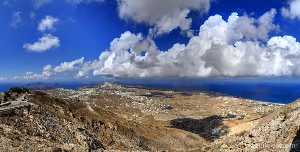 Vista dal Monastero del Profitis Ilias