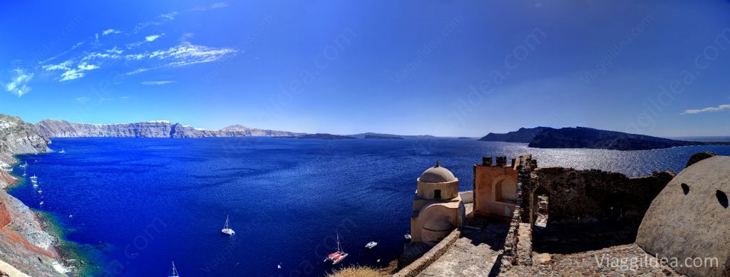 Vista dai resti del castello di OIA