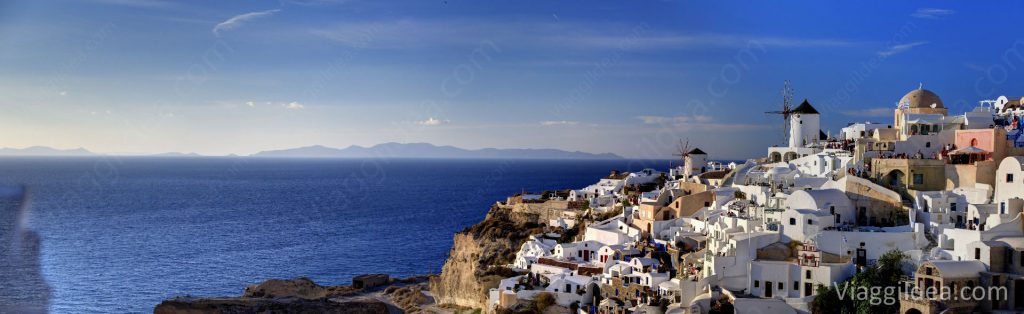 Vista di OIA dal castello