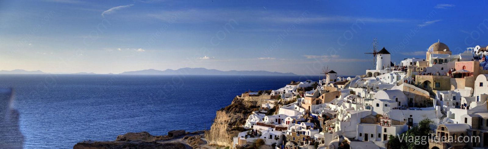 Vista di OIA dal castello