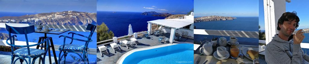 Colazione con vista dall'Artemis hotel