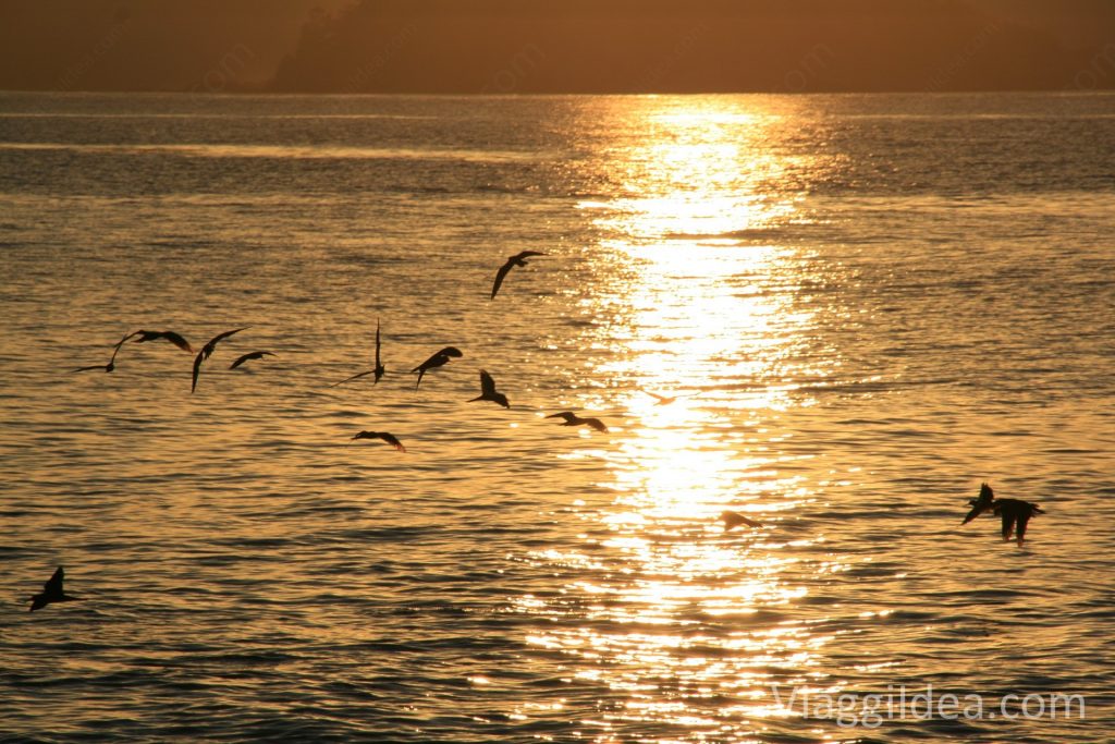 Sunset from anse Severe