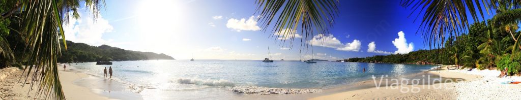Sunset Anse Lazio